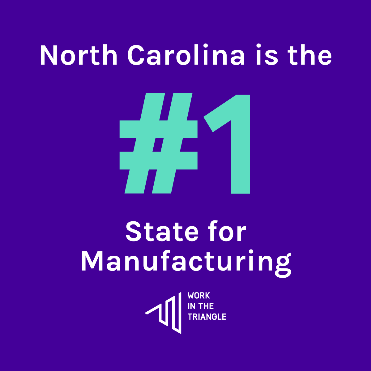 North Carolina Ranked #1 Best State for Manufacturing in 2024