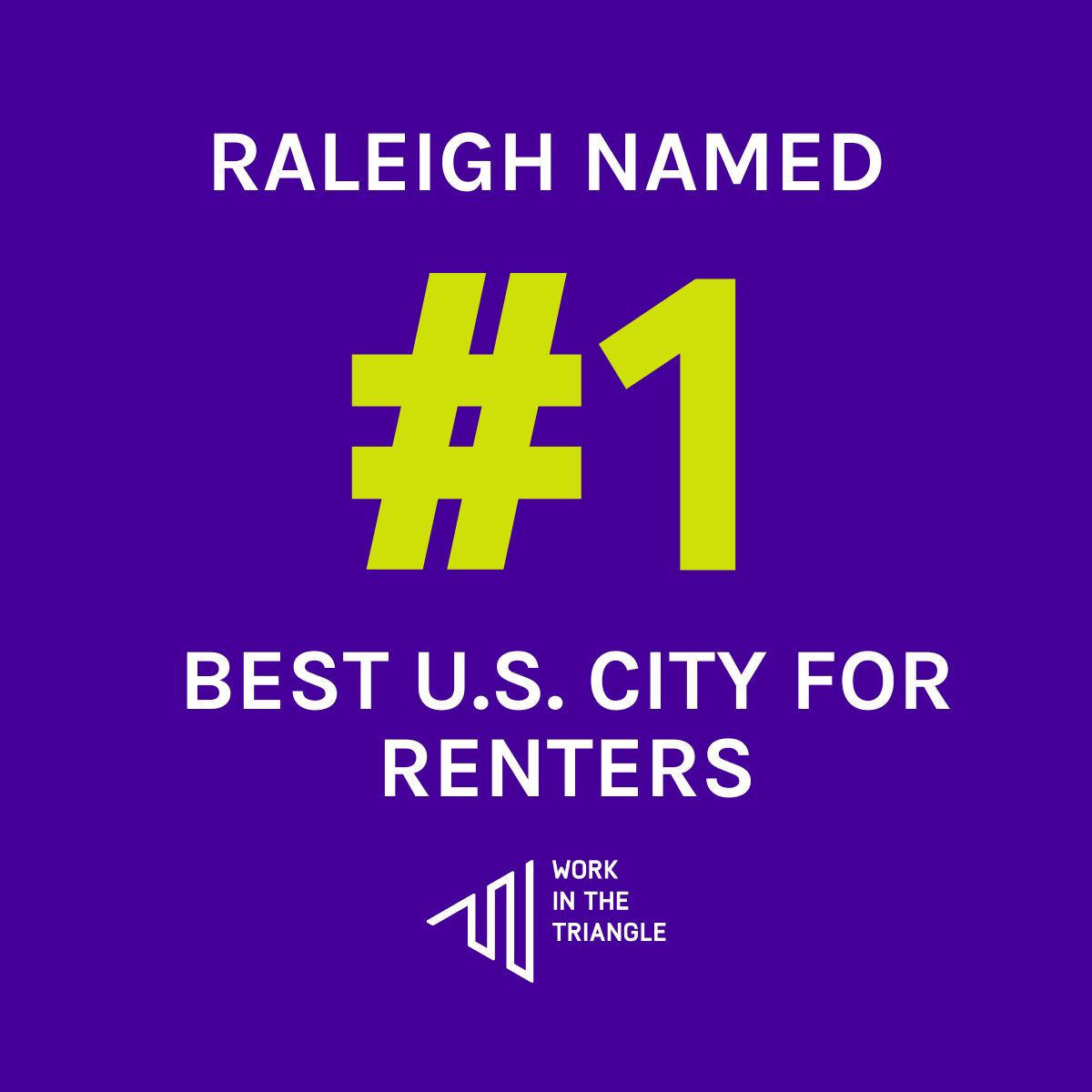 Raleigh Named #1 Best U.S. City for Renters