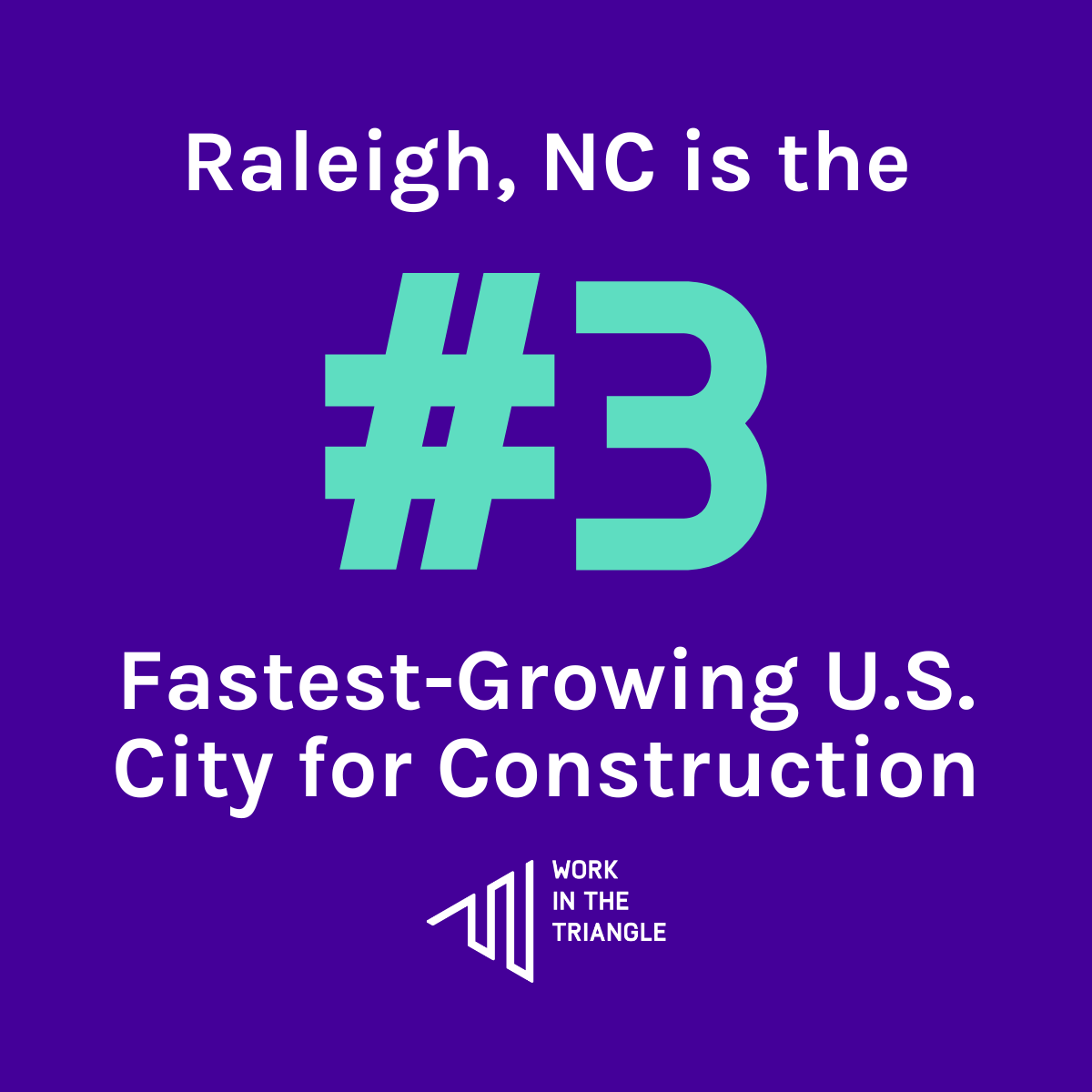 Raleigh Named #3 Fastest-Growing U.S. City for Construction